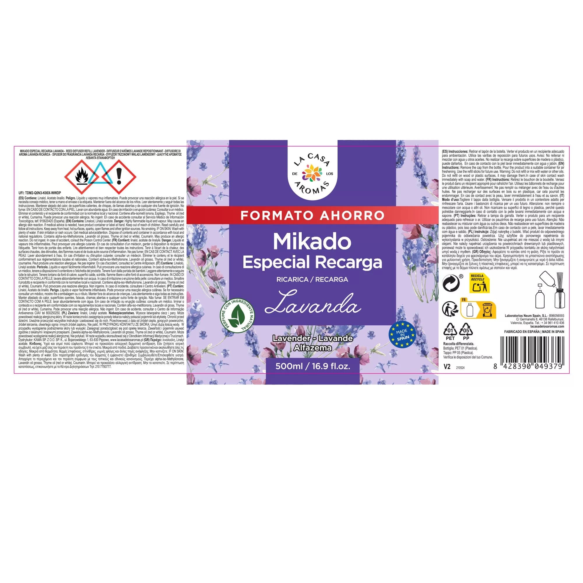 Ambientador Mikado Reposición Lavanda - Vista 3