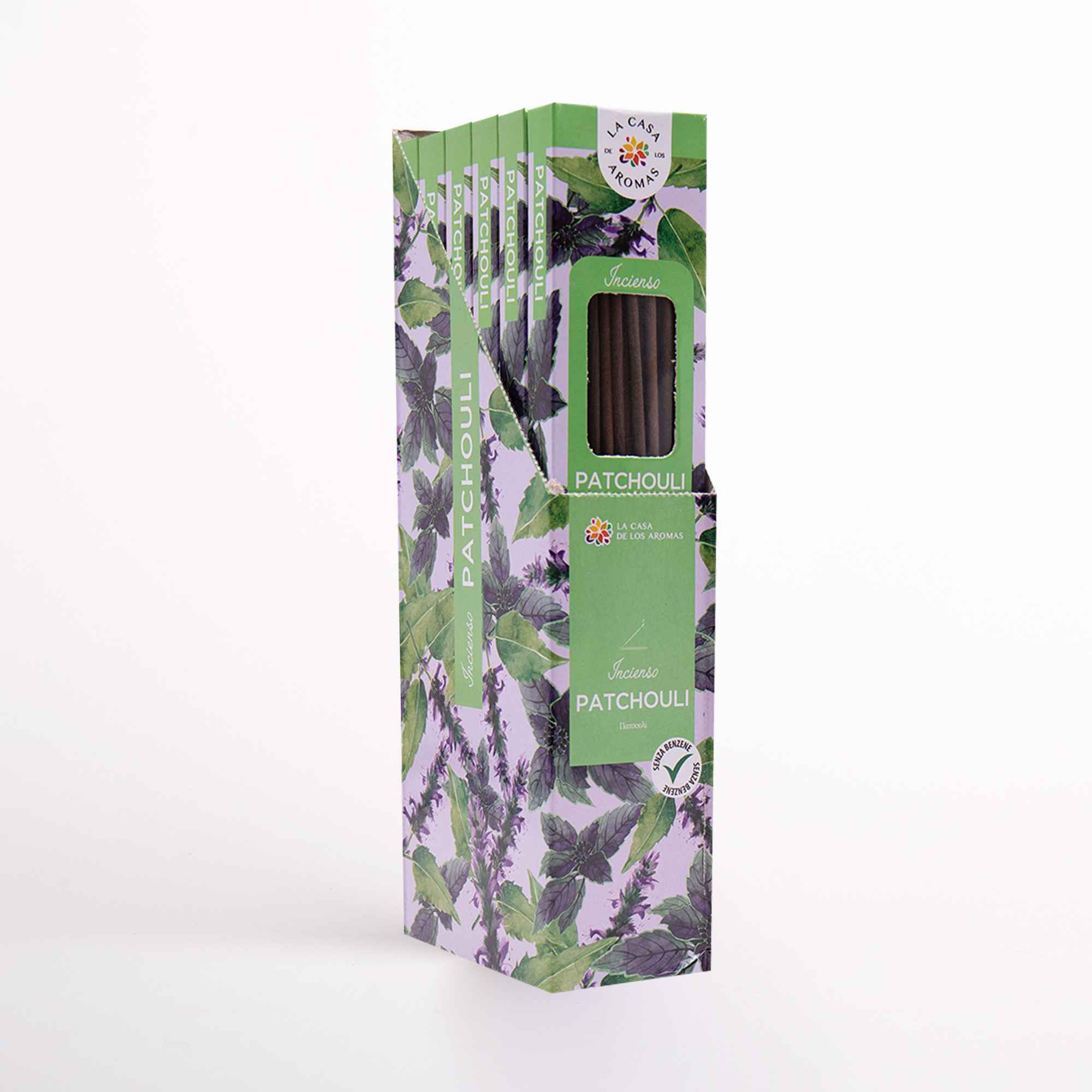 Pack 6 sets 20 sticks Incienso Patchouli - Vista 1