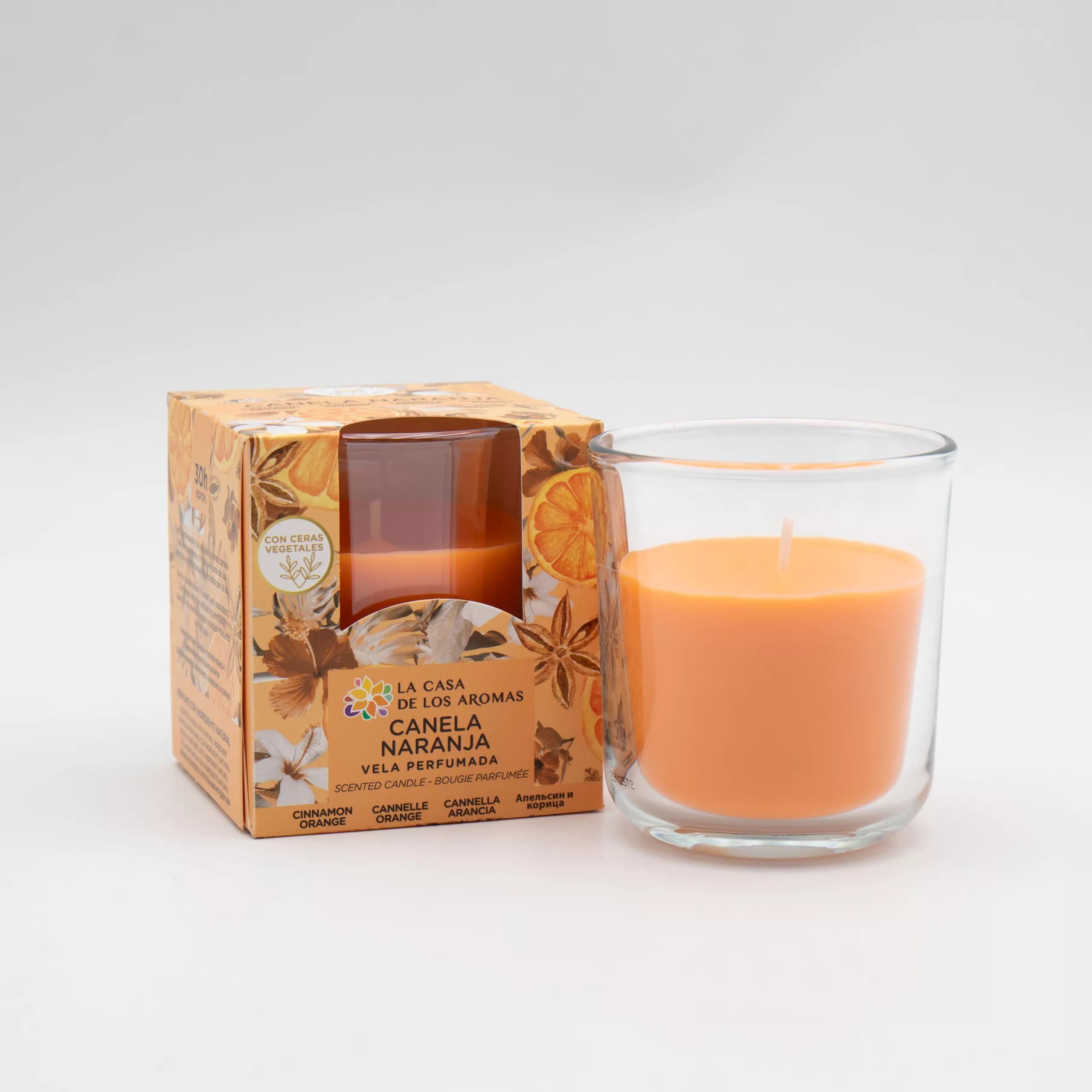 Vela Perfumada Canela Naranja - Vela aromática 150g - Vista 1
