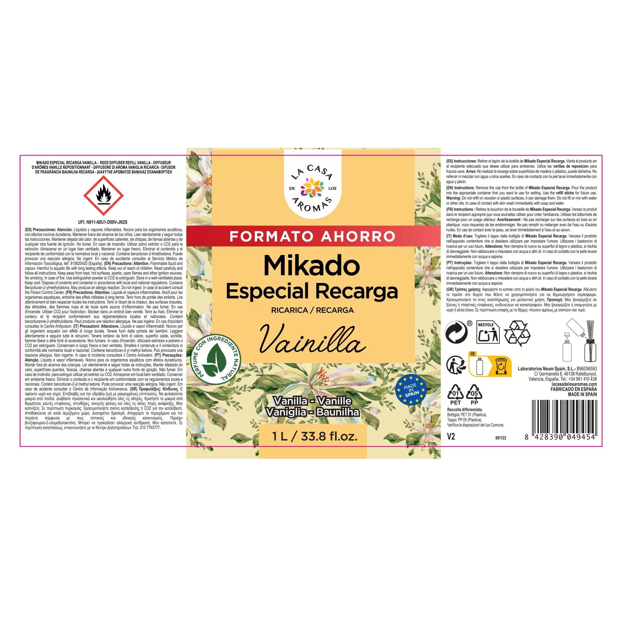 Ambientador Mikado Reposición Vainilla - Vista 3