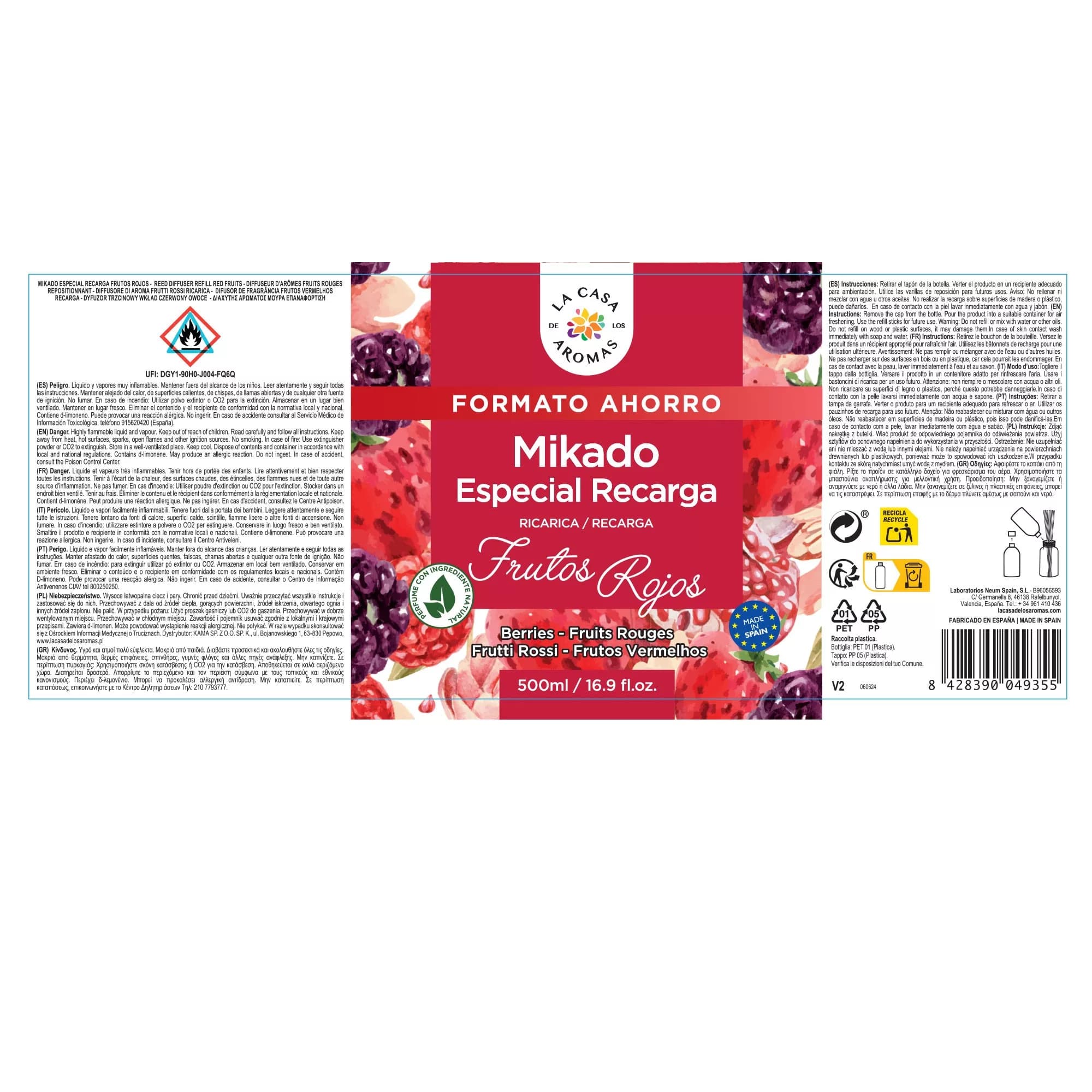 Ambientador Mikado Reposición Frutos Rojos - Vista 3