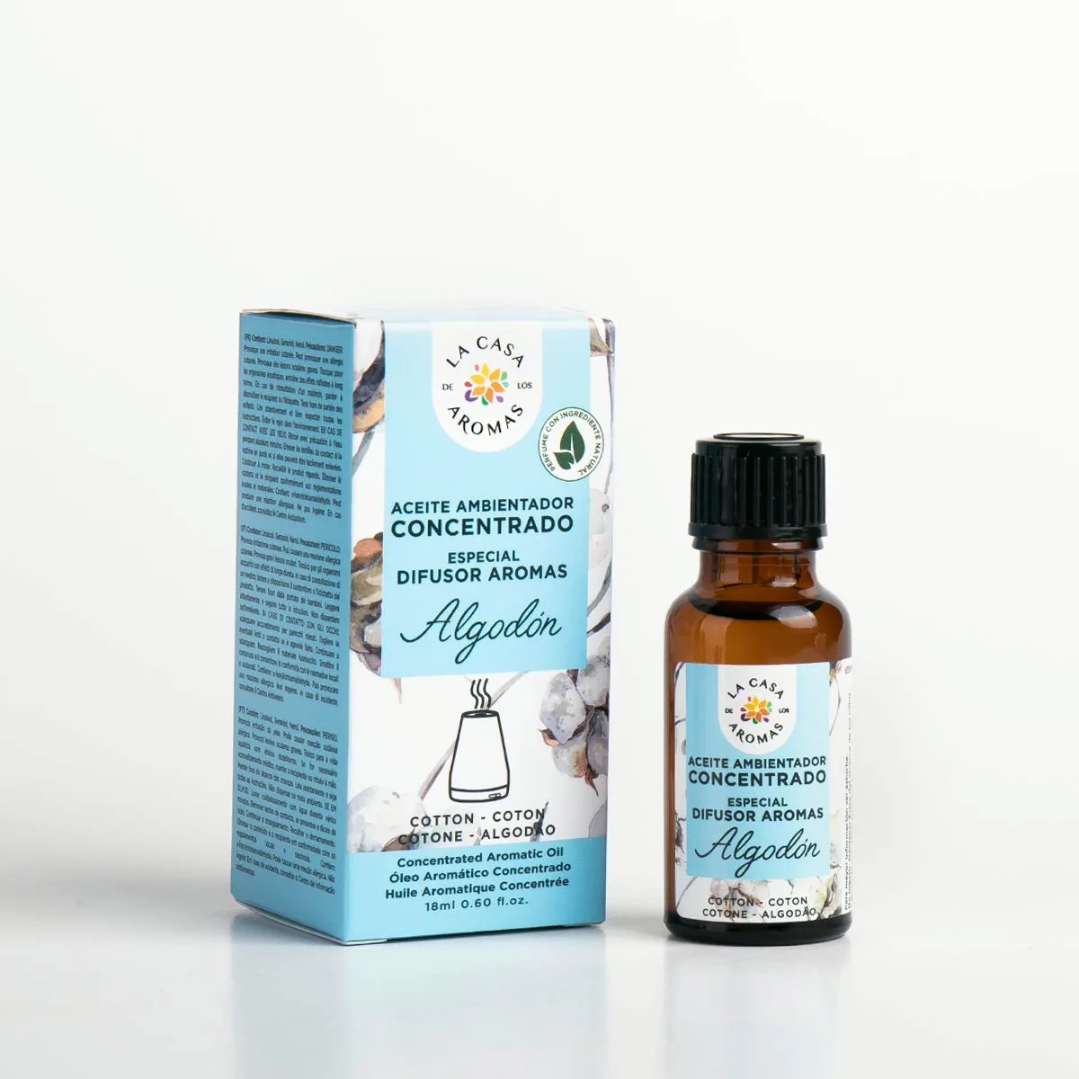 Aceite Aromático Concentrado Hidrosoluble Algodón 18ml - Vista 1