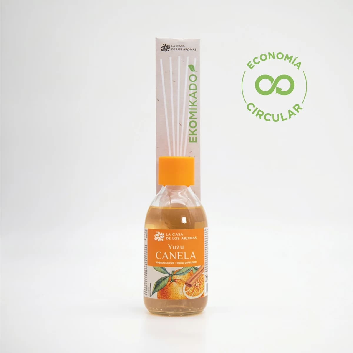 Ambientador Ekomikado Yuzu Canela, 230ml - Vista 1