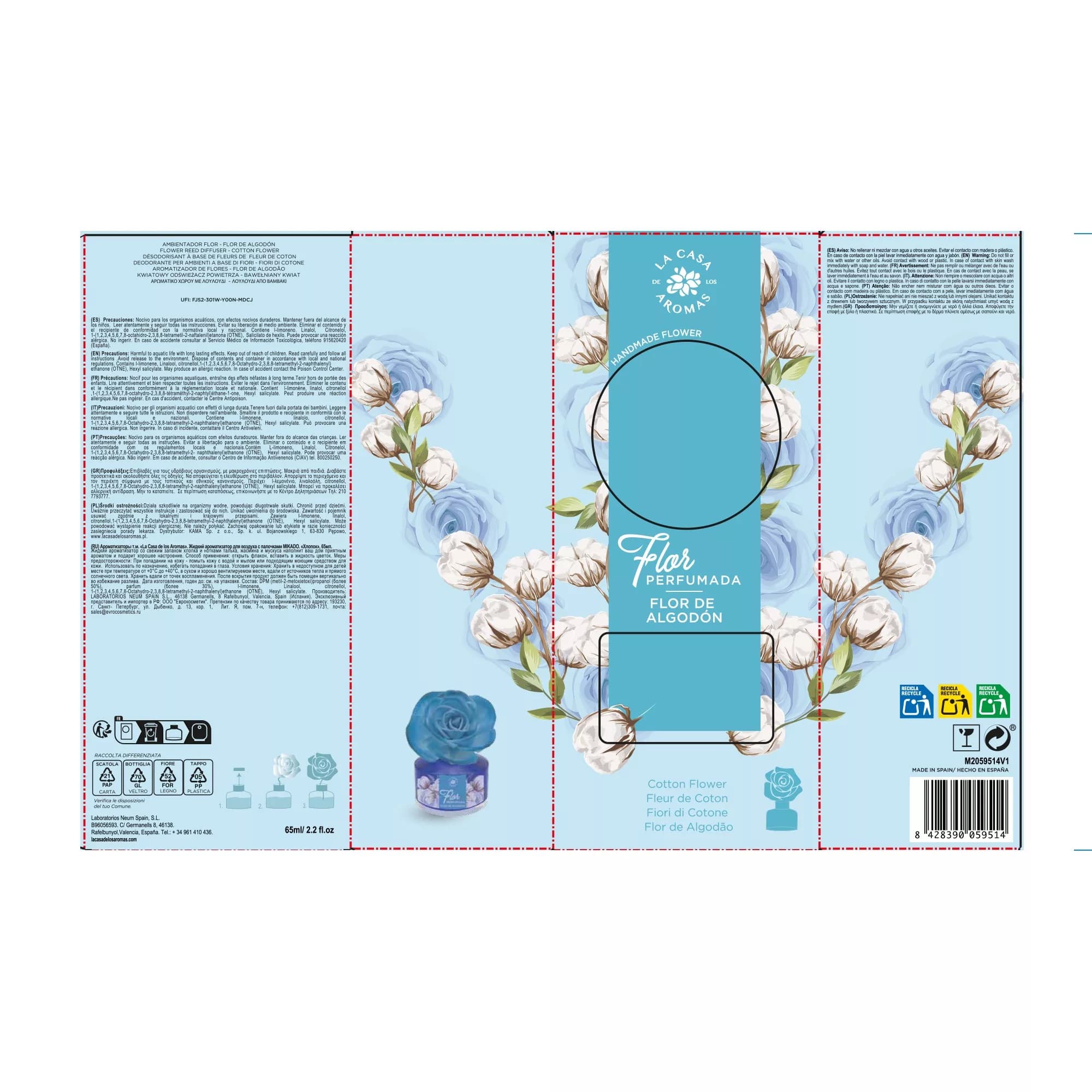 Ambientador Mikado Flor Algodón, 65ml - Vista 3