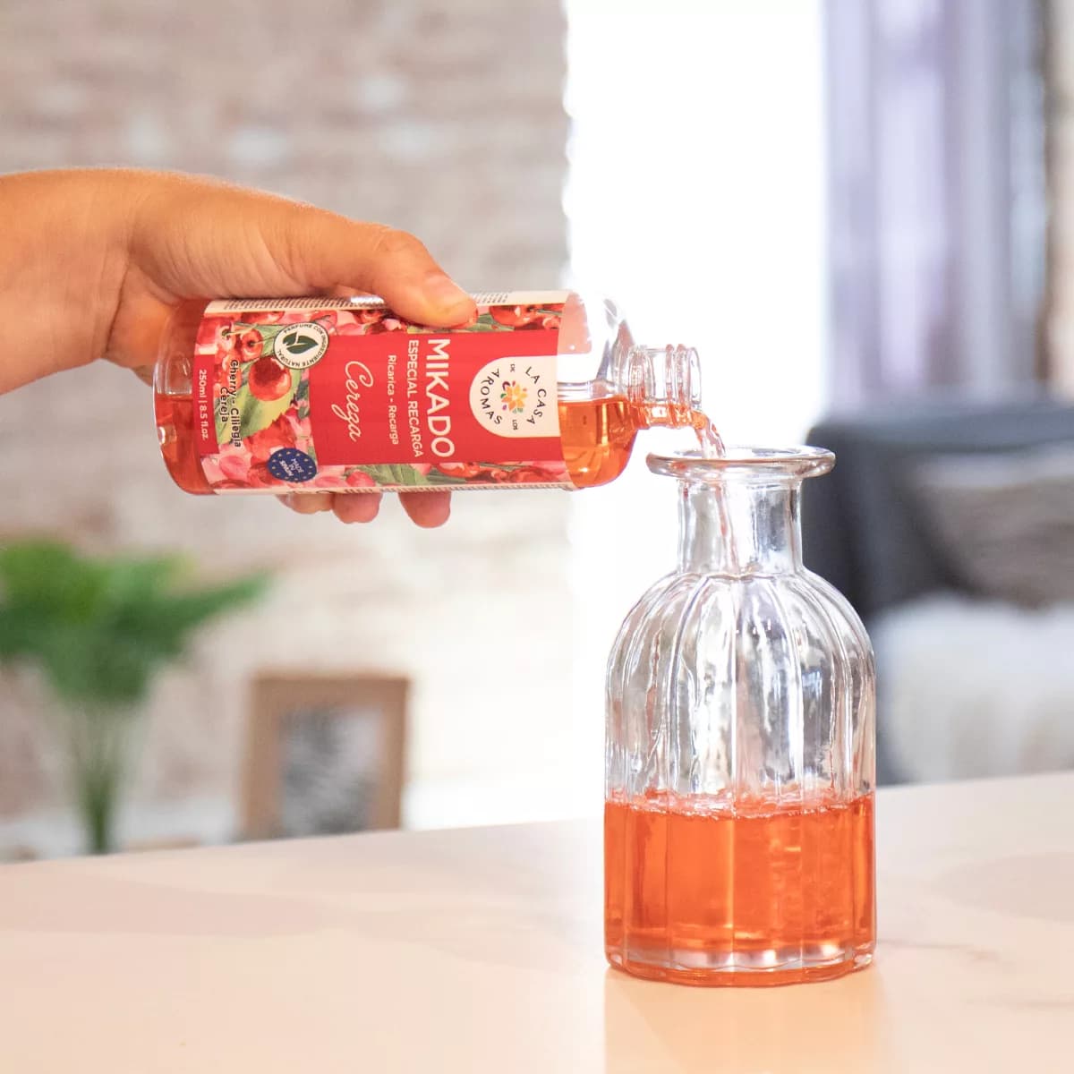 mikado reposicion cereza