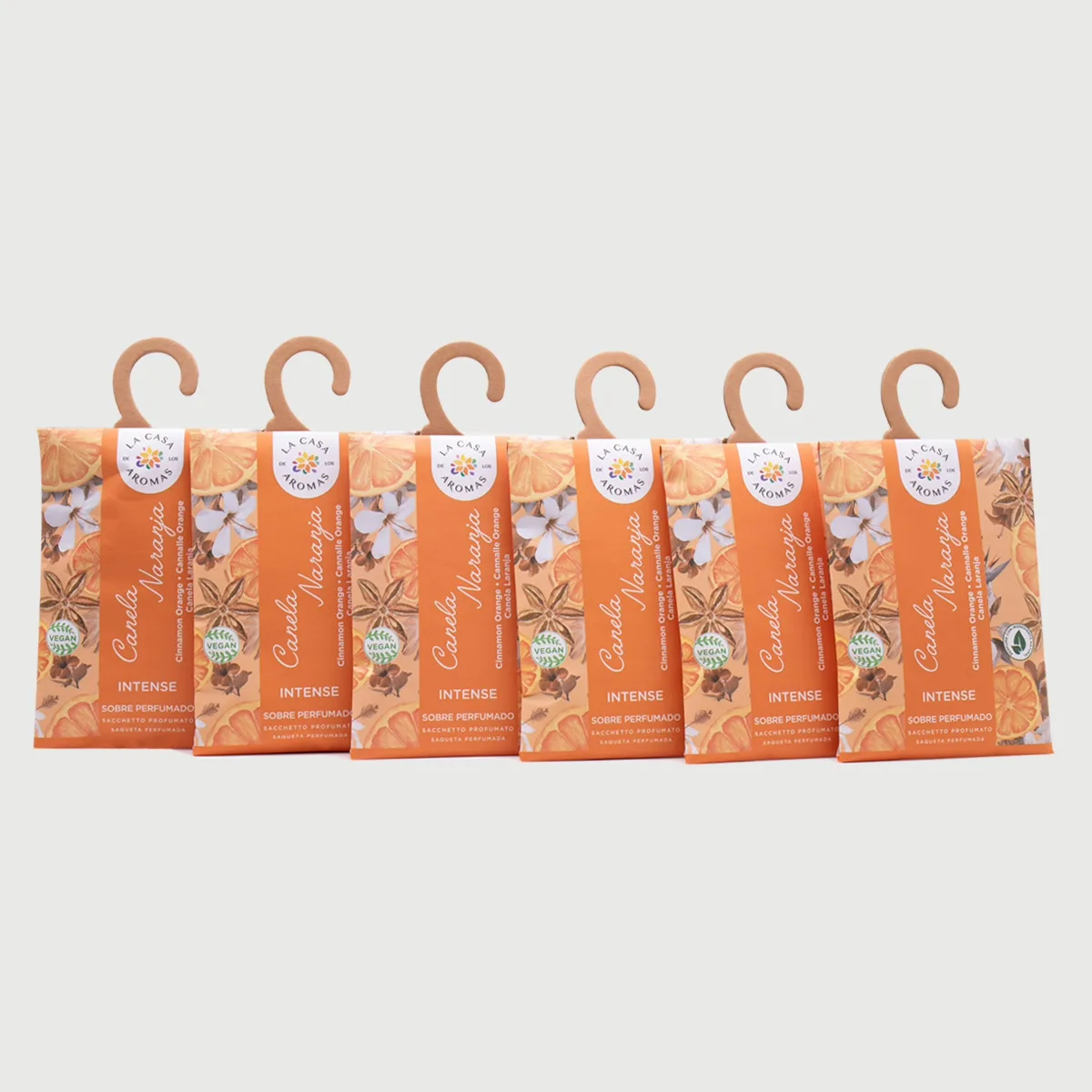 Pack Ahorro de 6 Sobres Perfumados Canela Naranja - Vista 1