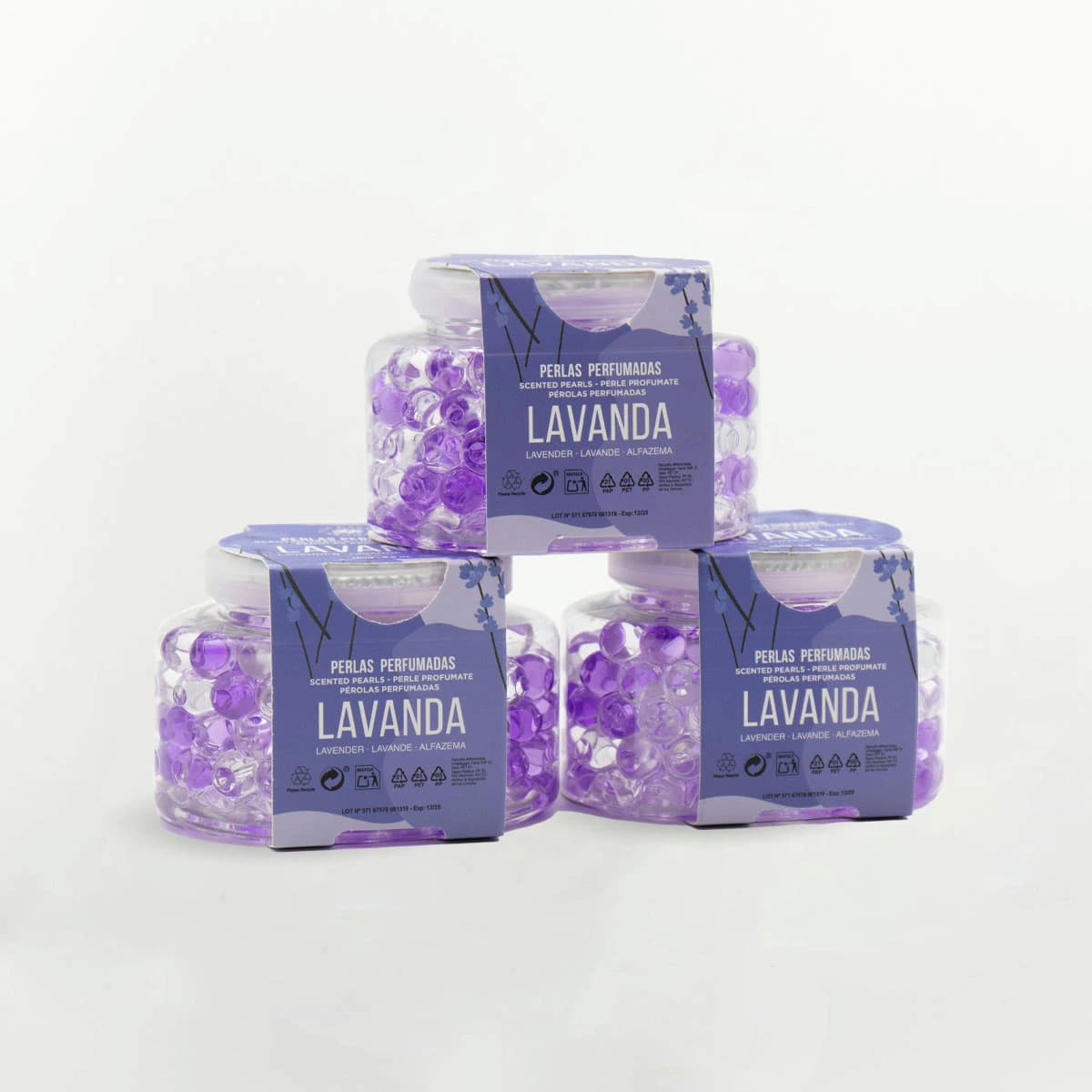 Ambientador Perlas de gel para el baño Lavanda 160g - Vista 1