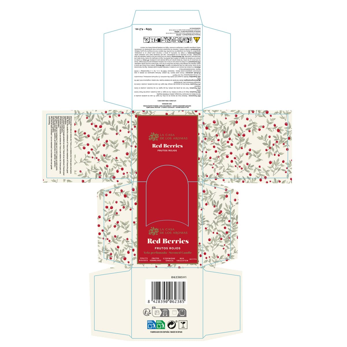Vela Perfumada Navidad Red Berries, 120g - Vista 2