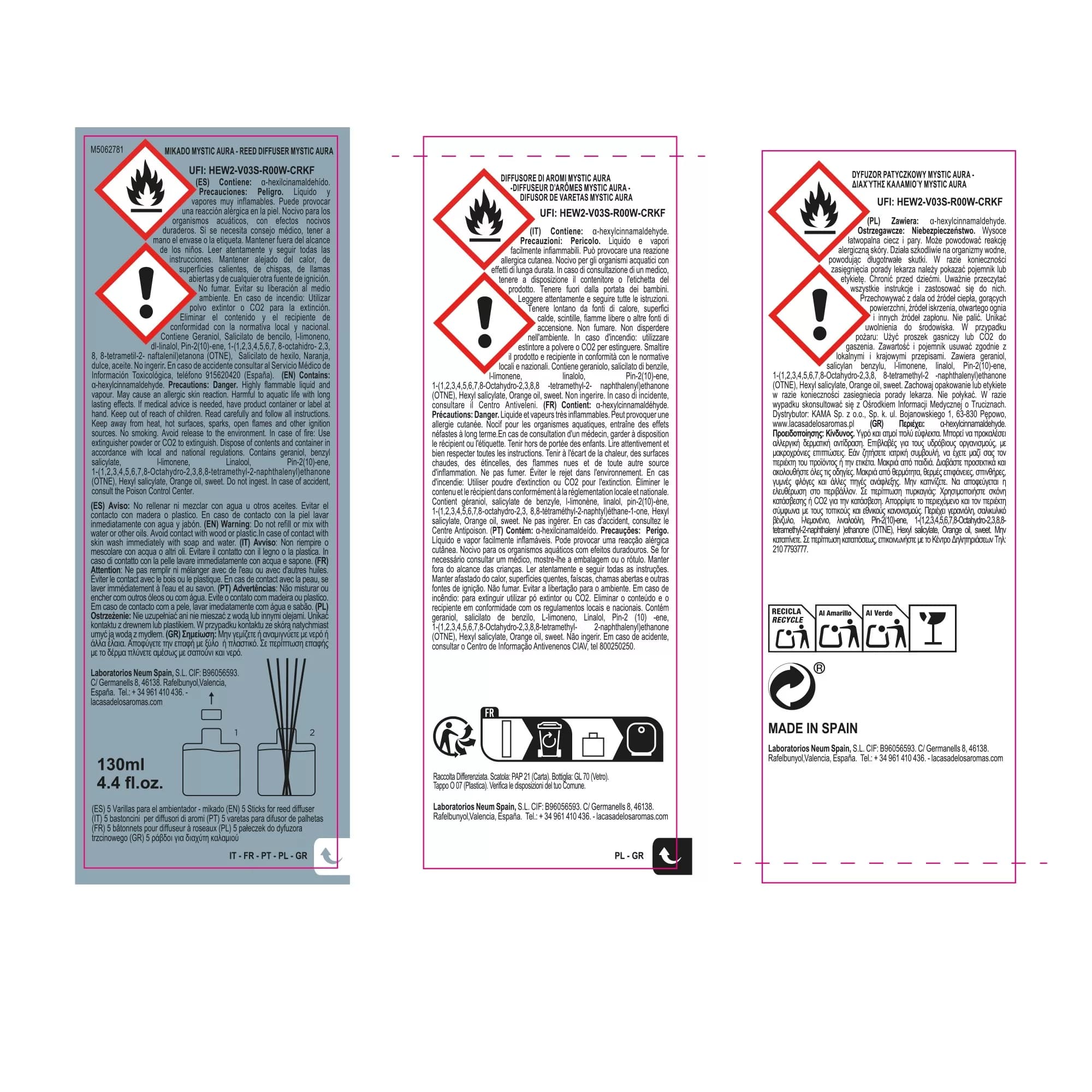 Ambientador Mikado Mystic Aura Moon, 130ml - Vista 3