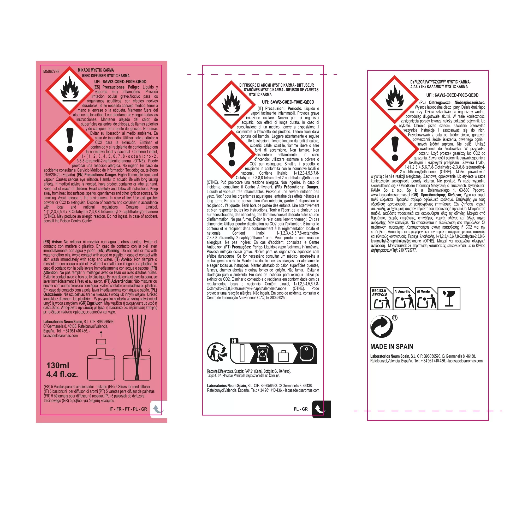 Ambientador Mikado Mystic Karma Sun, 130ml - Vista 3