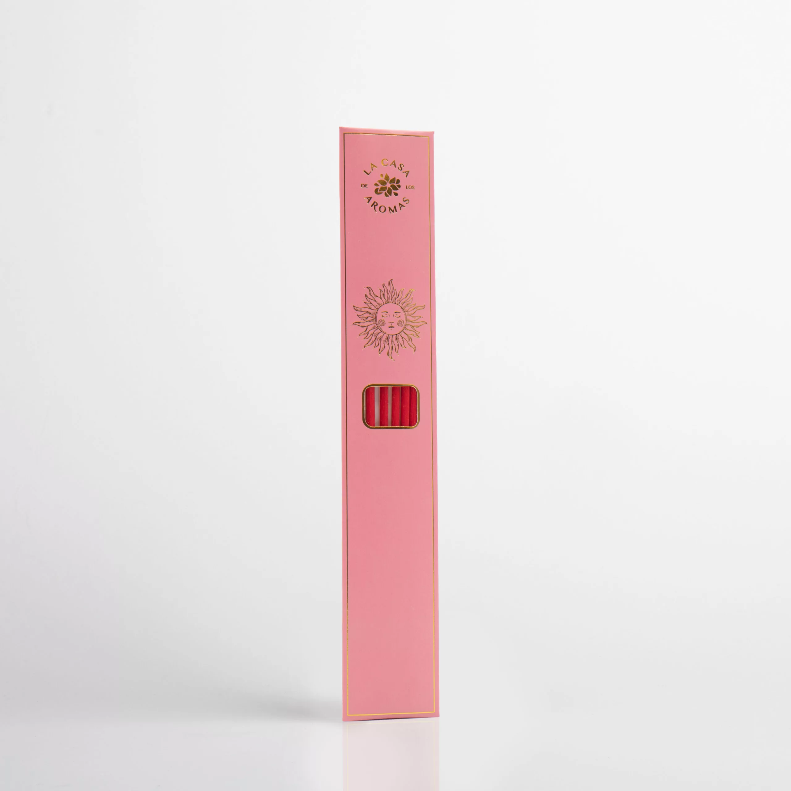 ESTUCHE 5 STICKS COLOR ROJO 23cm
