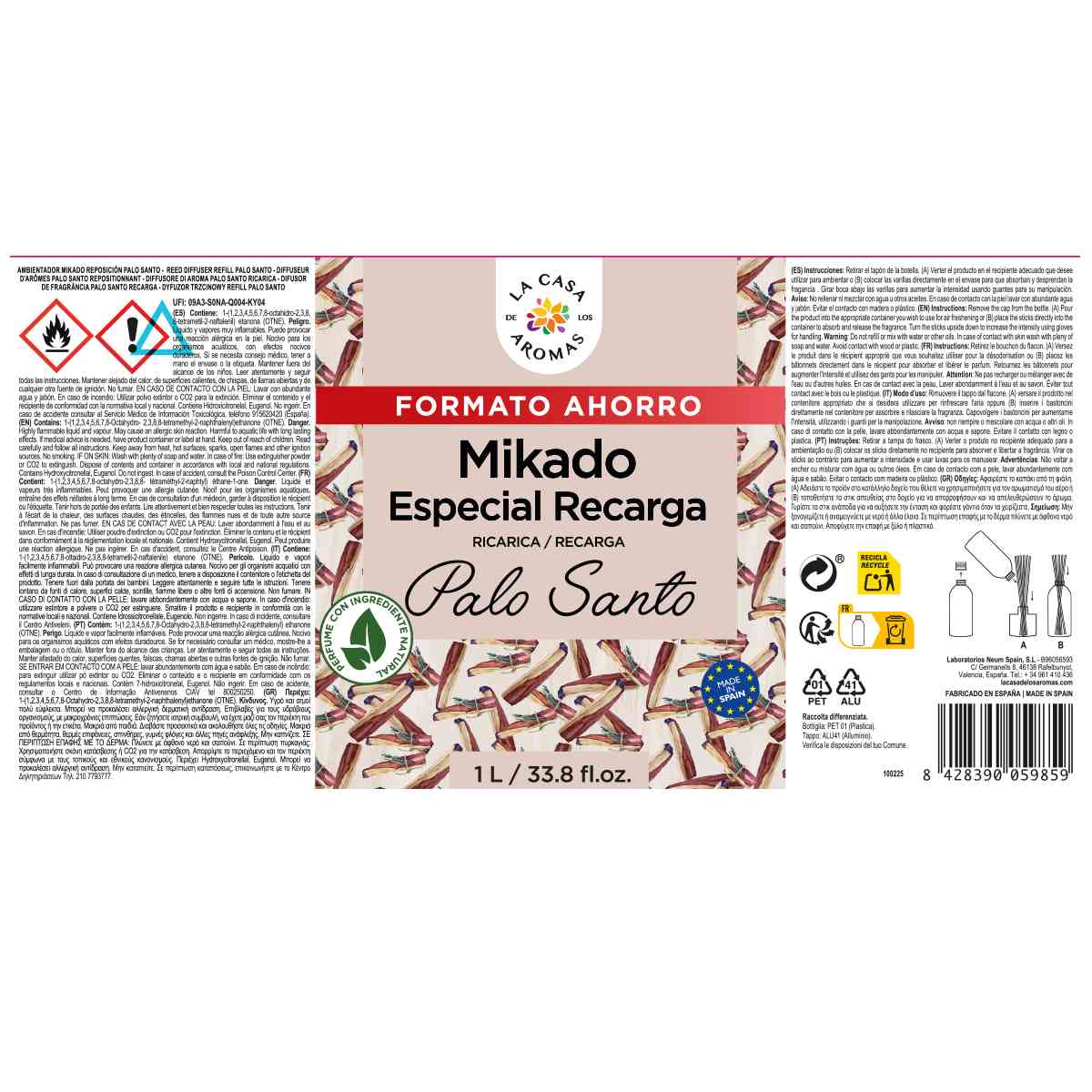 Ambientador Mikado Reposición Palo Santo - Vista 6