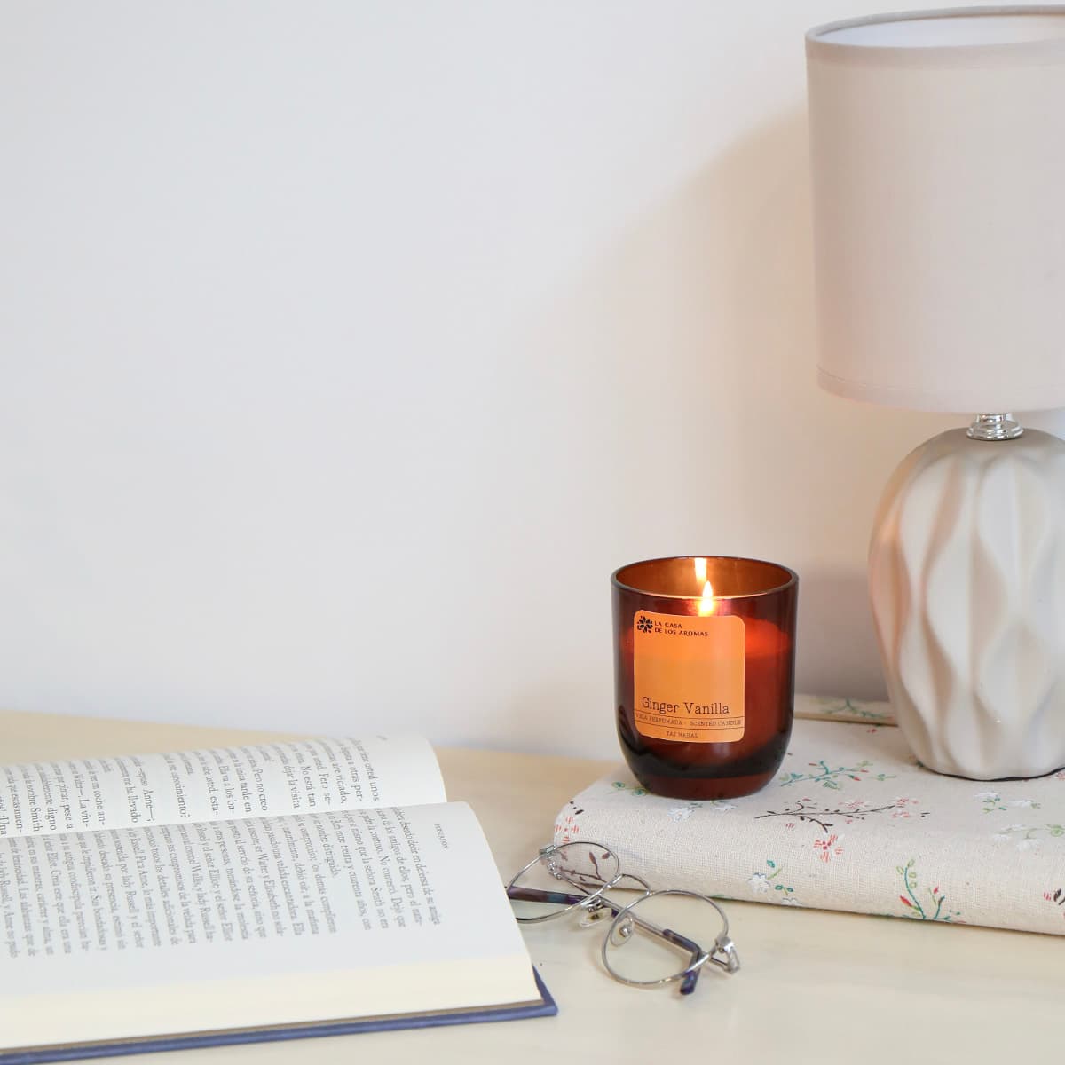 Vela Aromática Sellos Ginger Vanilla - Vista 4