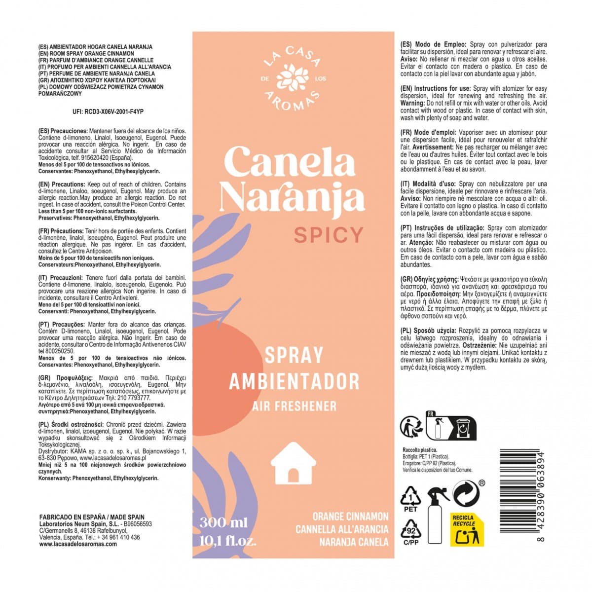 Spray Hogar Canela Naranja - Vista 5