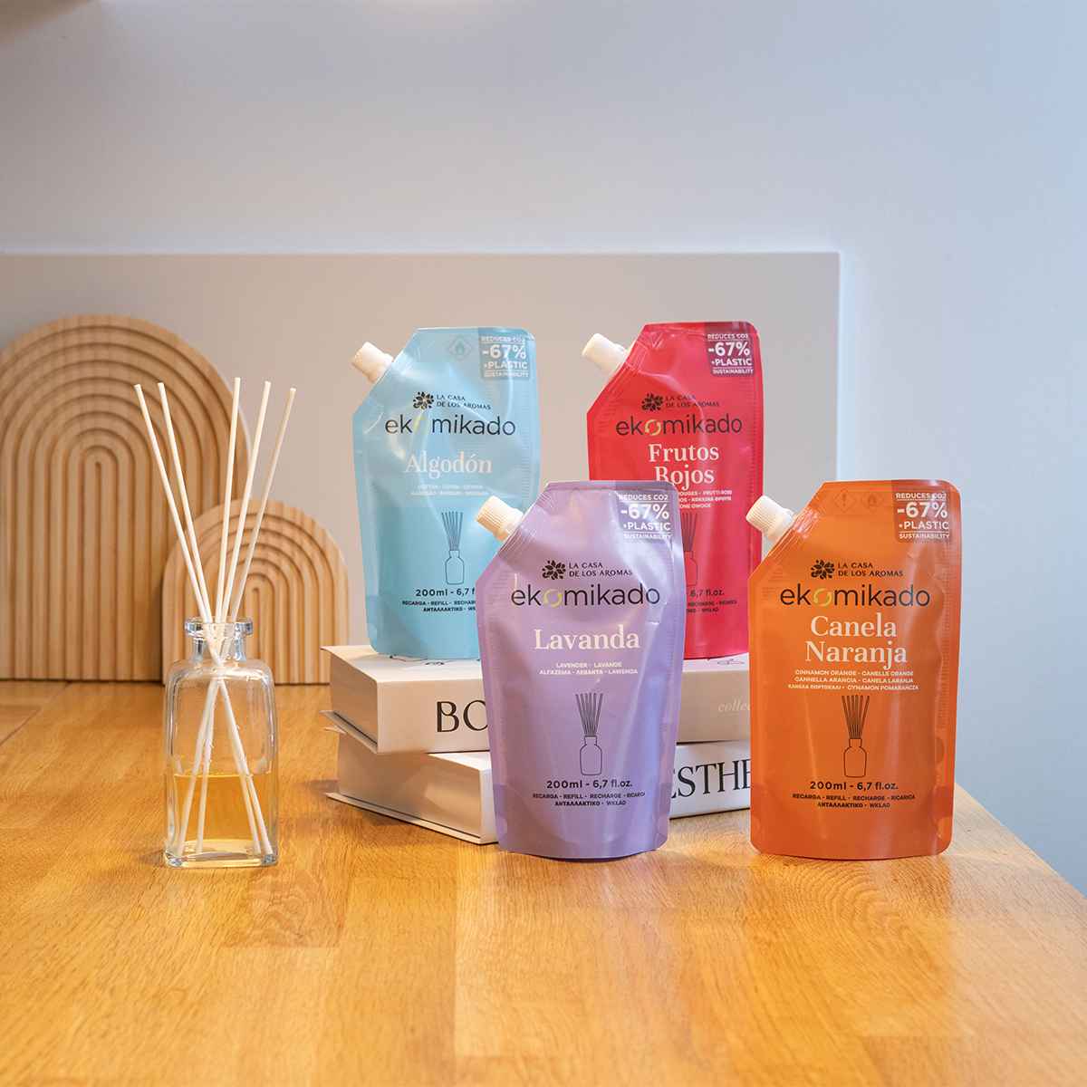 PACK DIY Ekomikado Refill – Crea tu Mikado en 3 pasos - Vista 1