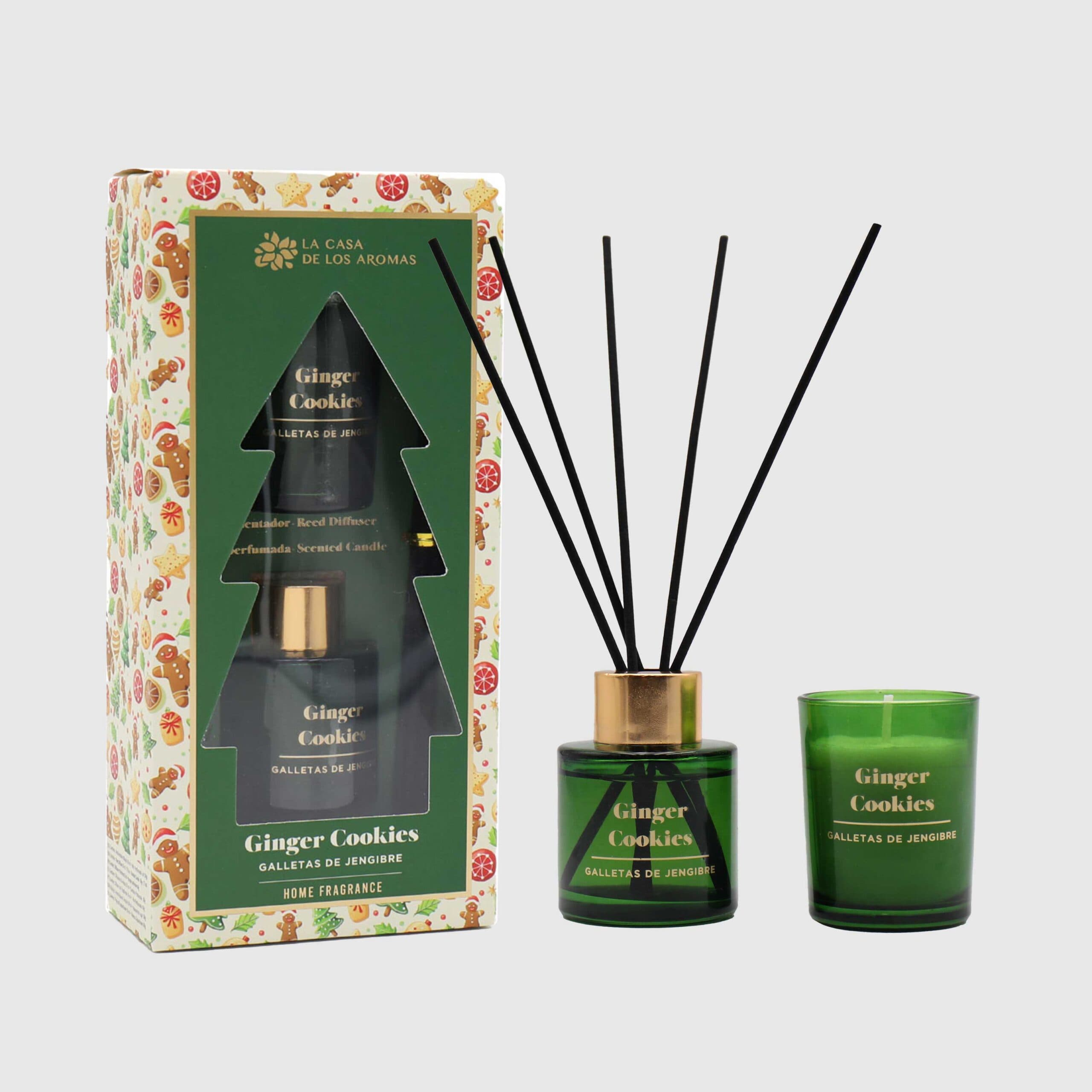 Pack Navidad Ambientador & Vela Perfumada Ginger Cookies - Vista 1