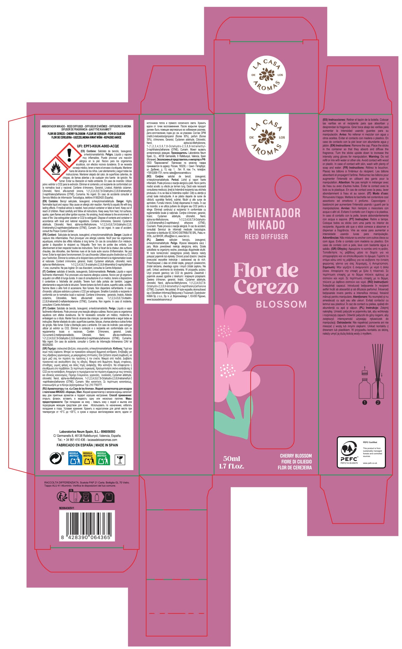 Ambientador Mikado Flor de Cerezo, 50ml - Vista 5