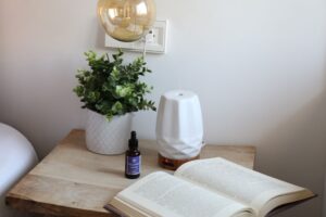 aceite lavanda y difusor